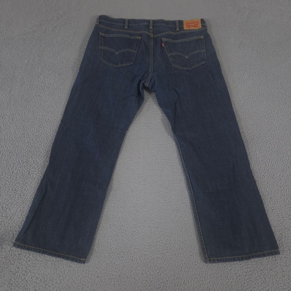 Levi's Jeans Mens 40x32 Blue 559 Dark Wash Relaxed Straight Leg Cotton Denim